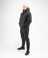 Men's Pull Over Hoodie - Black