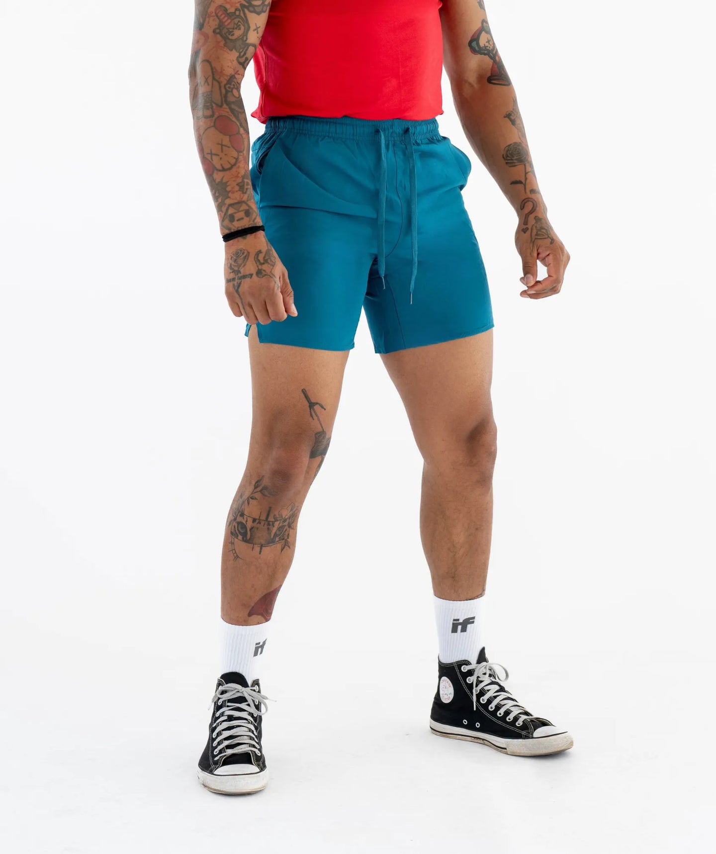 Men's Gym Shorts - Teal