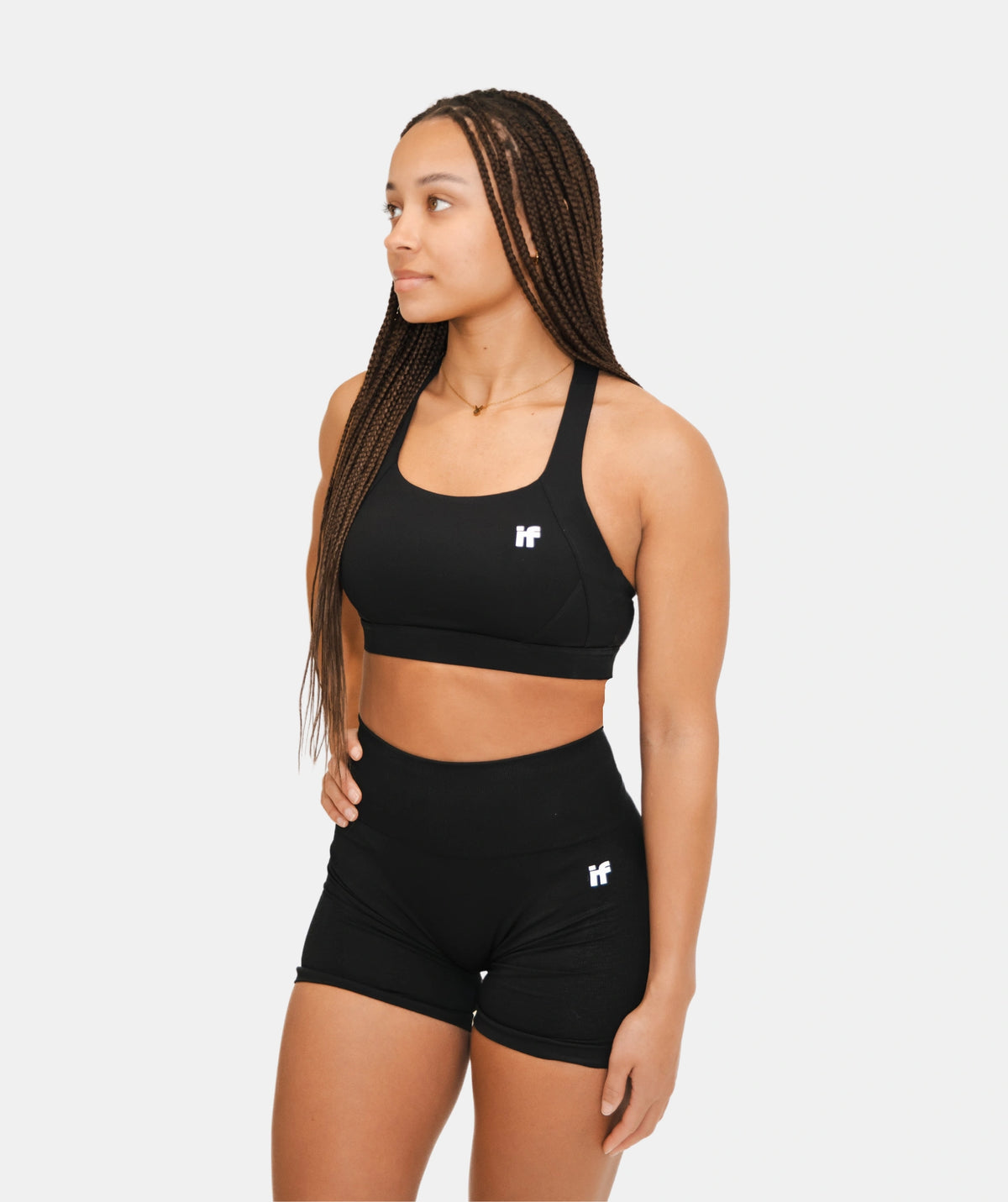 Women's Seamless Shorts - Black