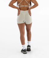 Nahtlose Shorts für Damen - Schwarz