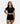 Women's Short Sleeve Crop Top - Black