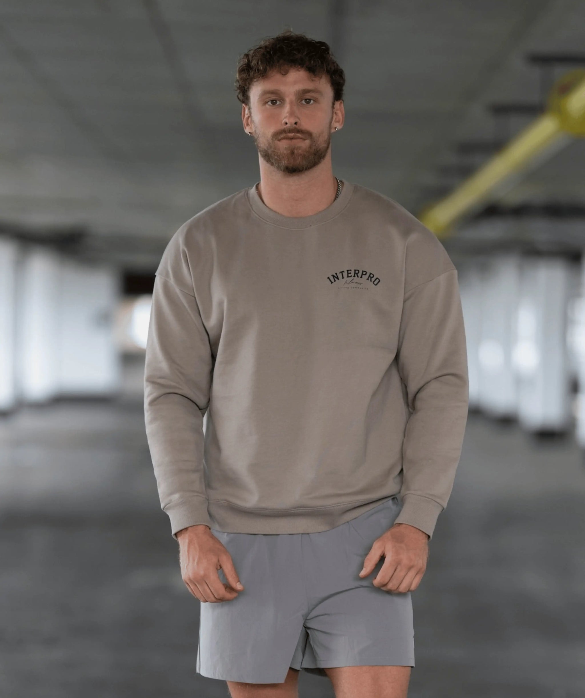 Men's Lifting Sweater - Beige