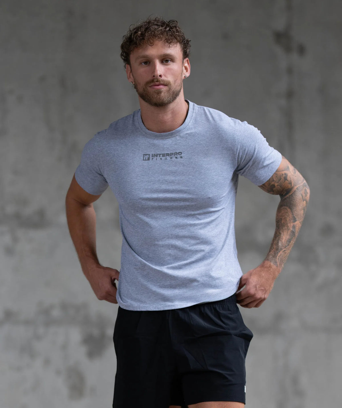  light blue t-shirt with a logo 