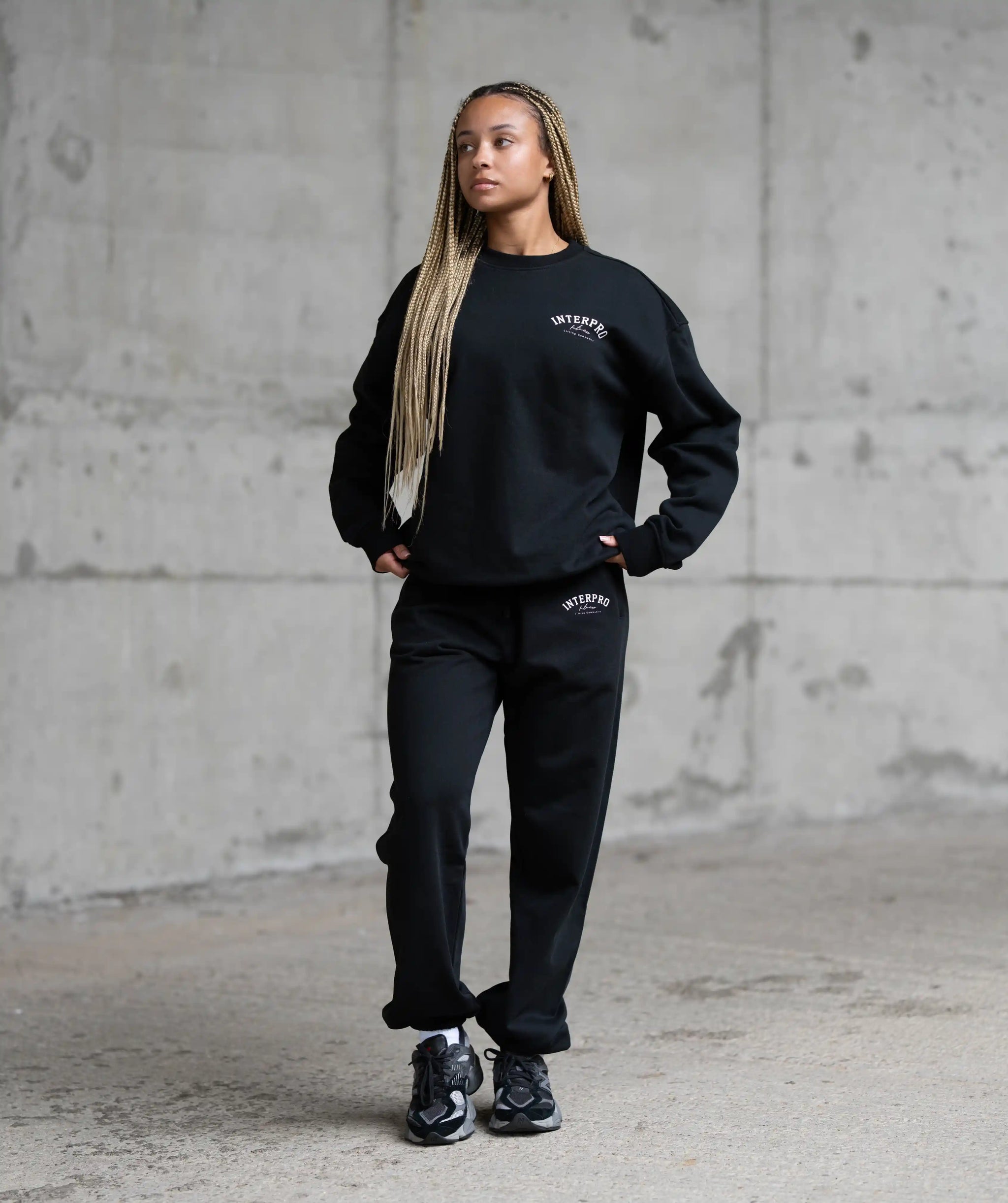 Survêtement oversize pour homme - Noir