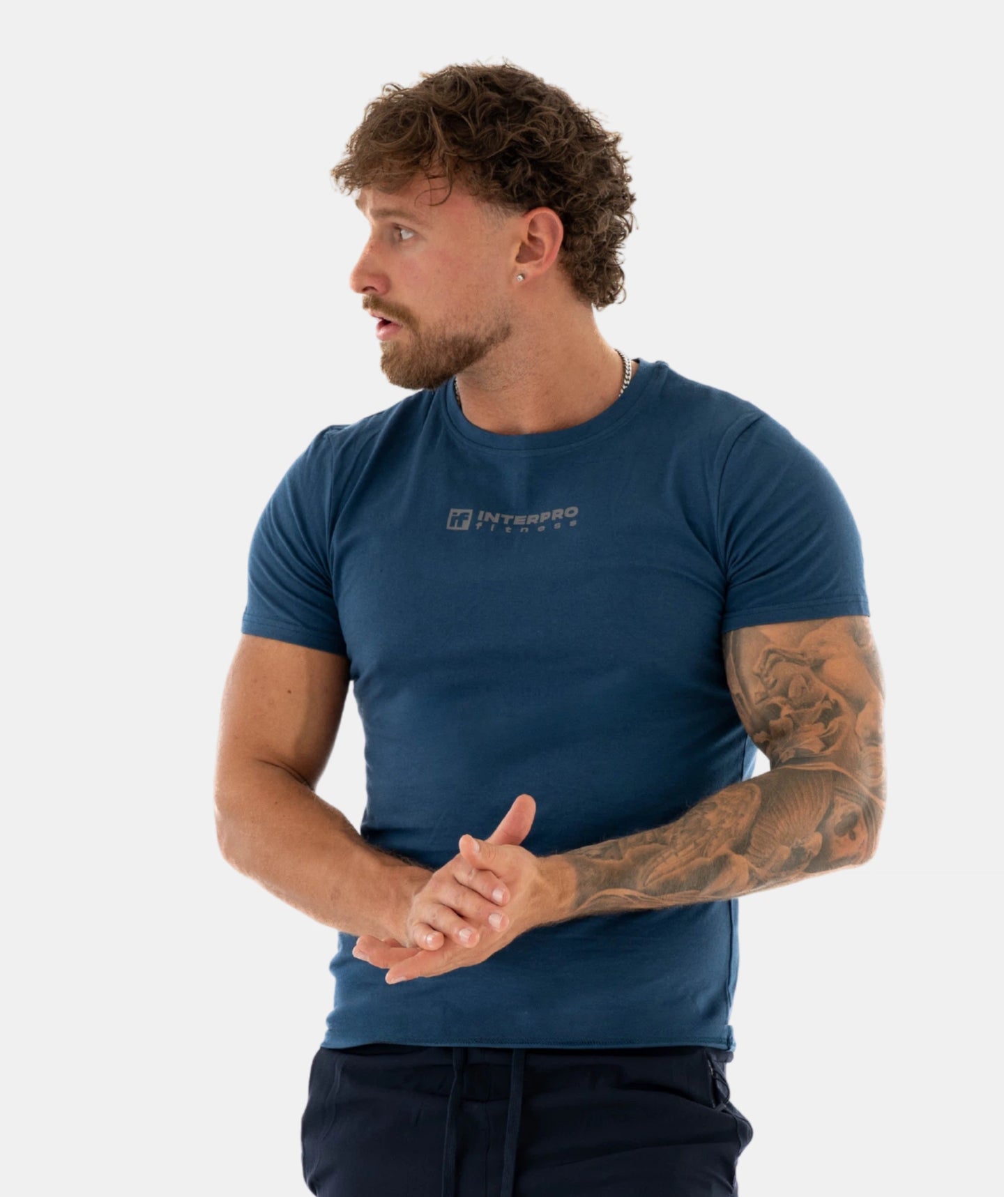 Men's Muscle Fit  Gym Tee - Teal