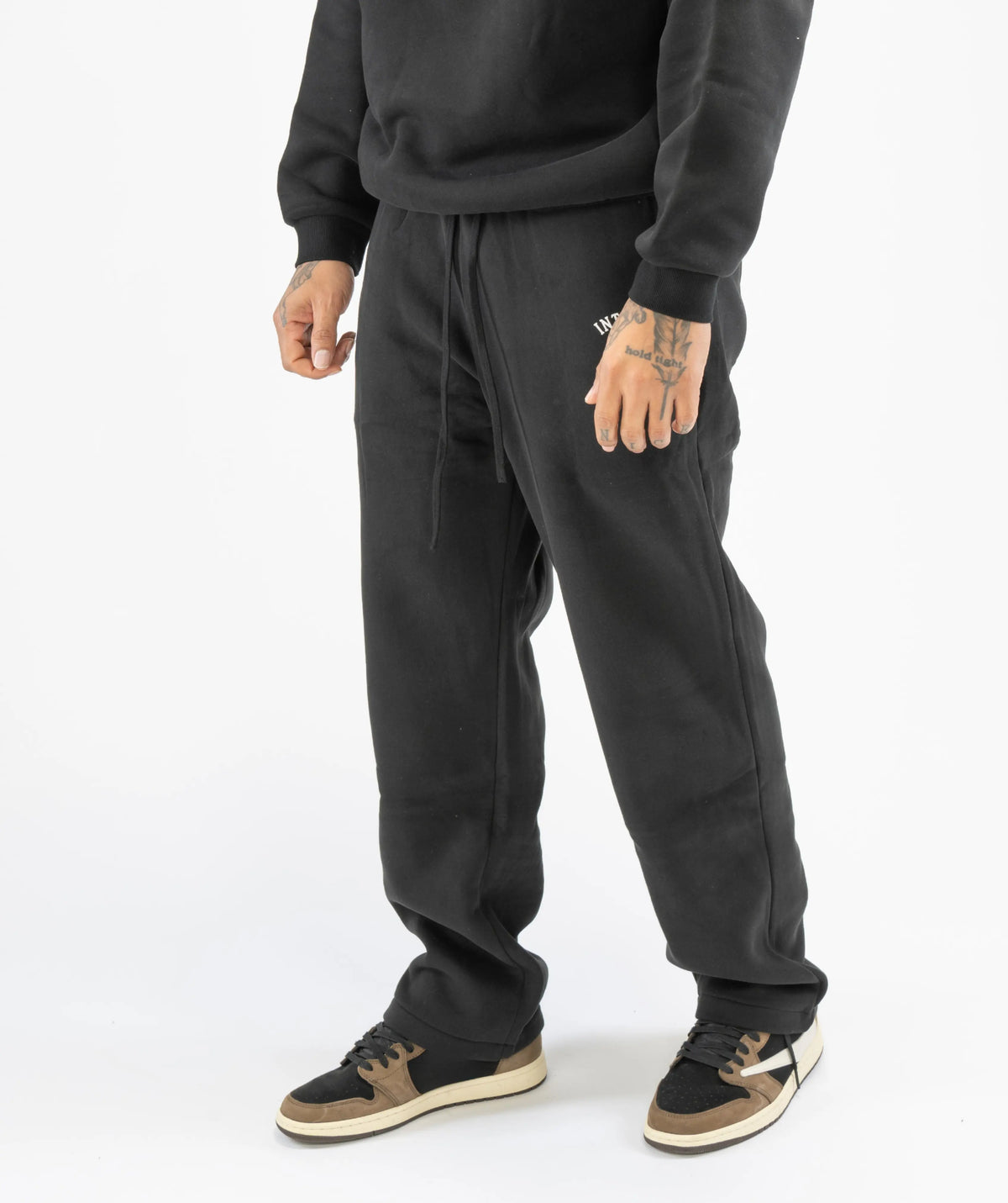 Men_s Black Straight Leg Joggers