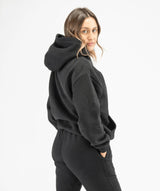 Women's Pullover Gym Hoodie -Black