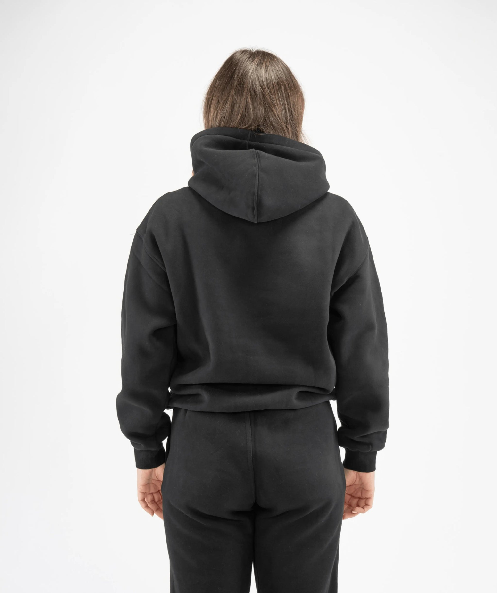Women's Pullover Gym Hoodie -Black