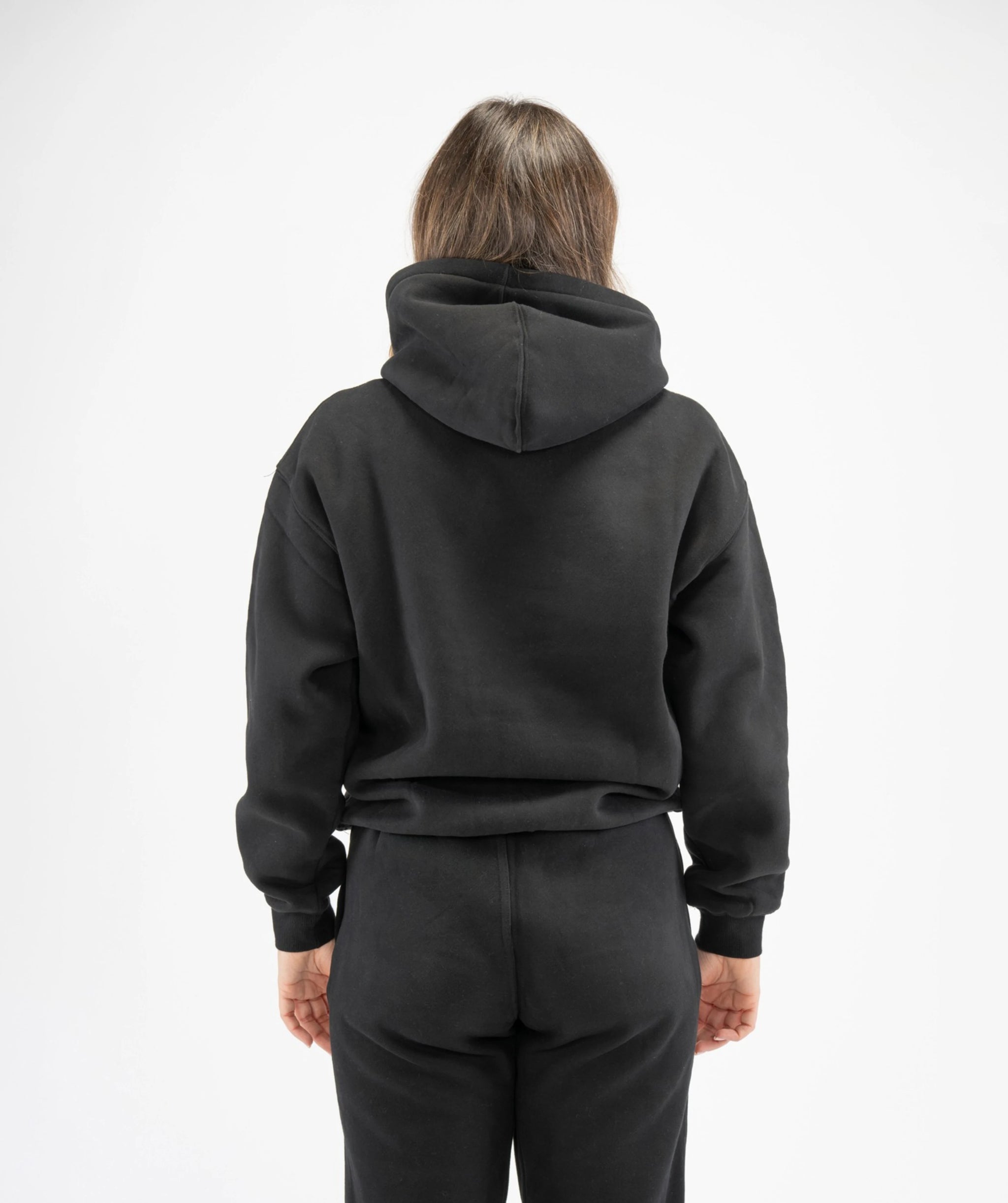 Women's Pullover Gym Hoodie -Black
