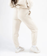 Women's Regular Fit Joggers - Creme
