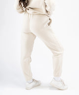 Women's Regular Fit Joggers - Creme