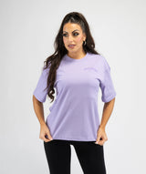 Women's Oversized Gym T Shirt - Lilac