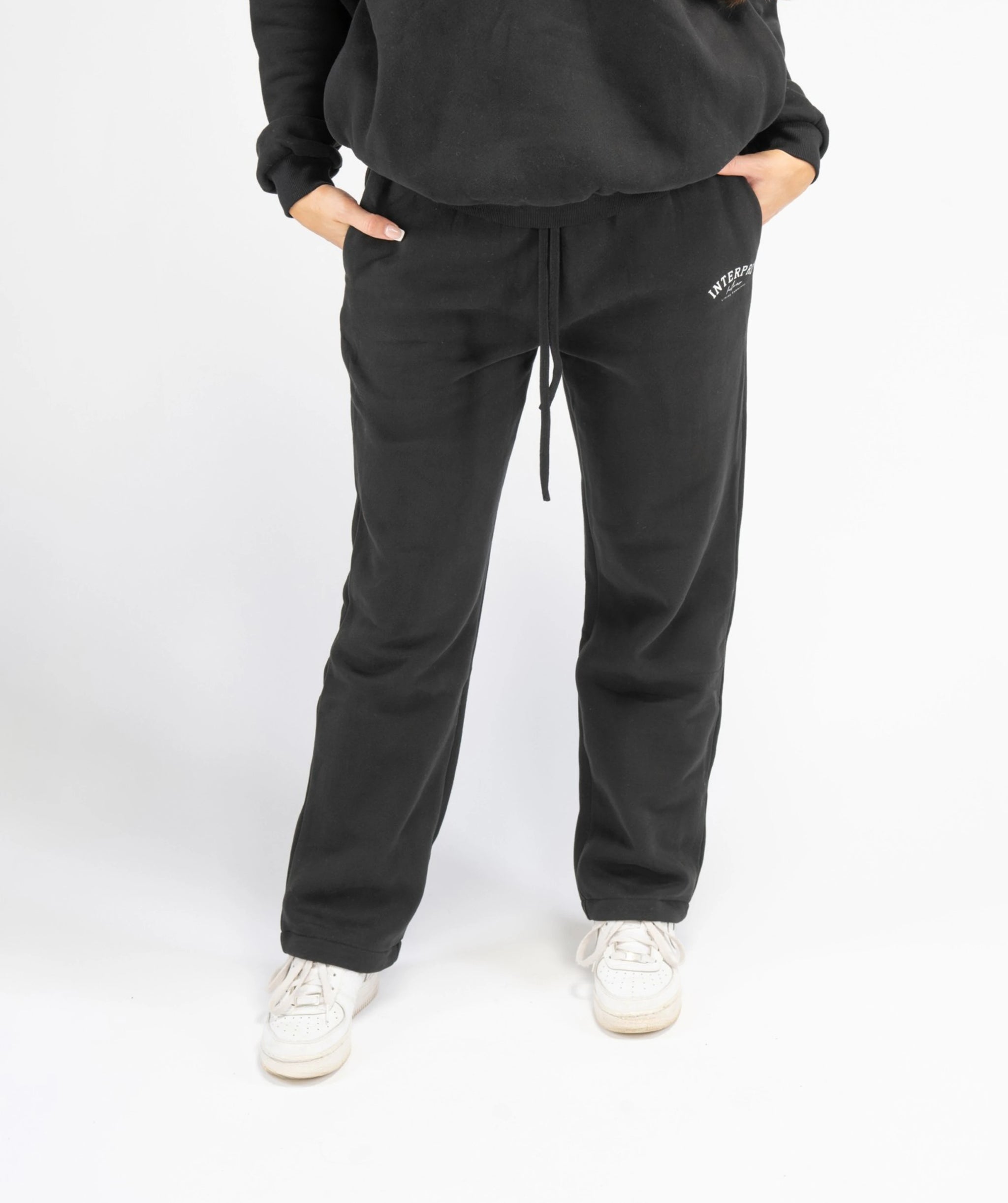 Women's Straight Leg Joggers - Black