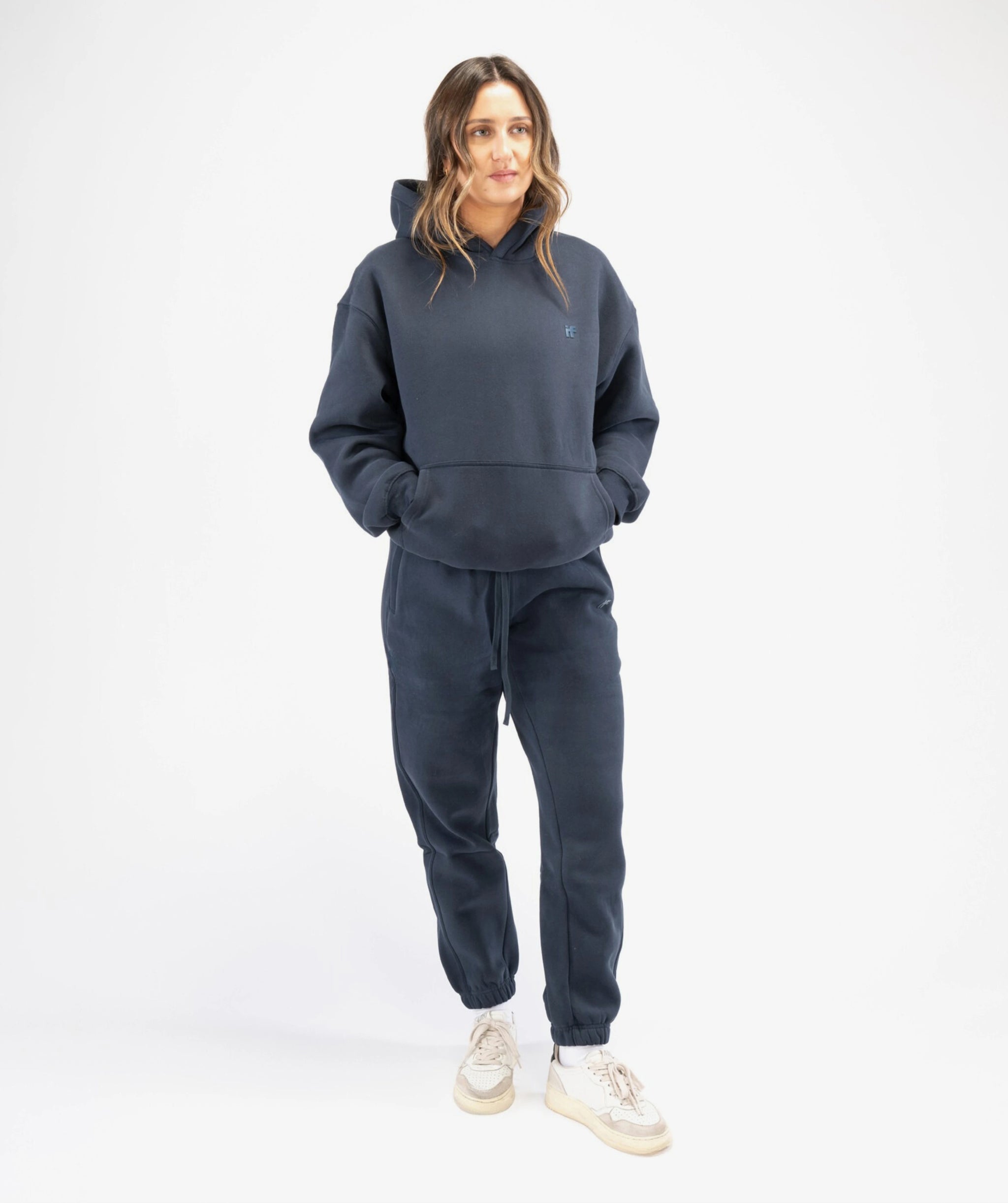 Women's Regular Fit Joggers - Navy Blue