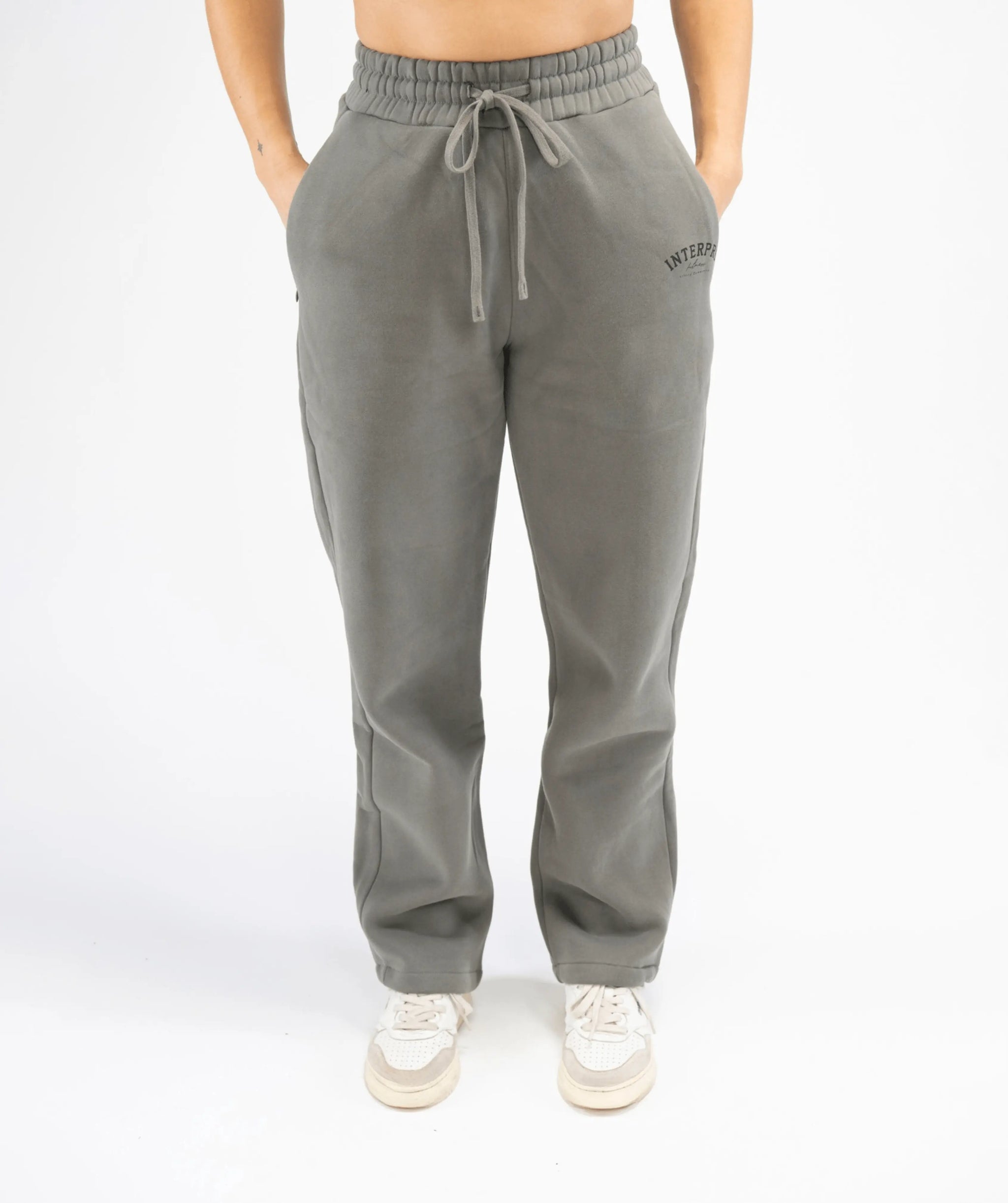 Women's Straight Leg Joggers - Grey