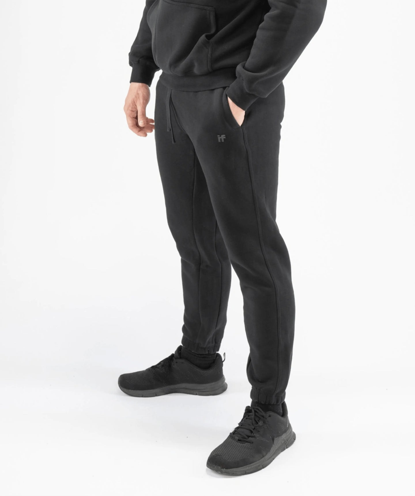 Men's Regular Fit Joggers - Black