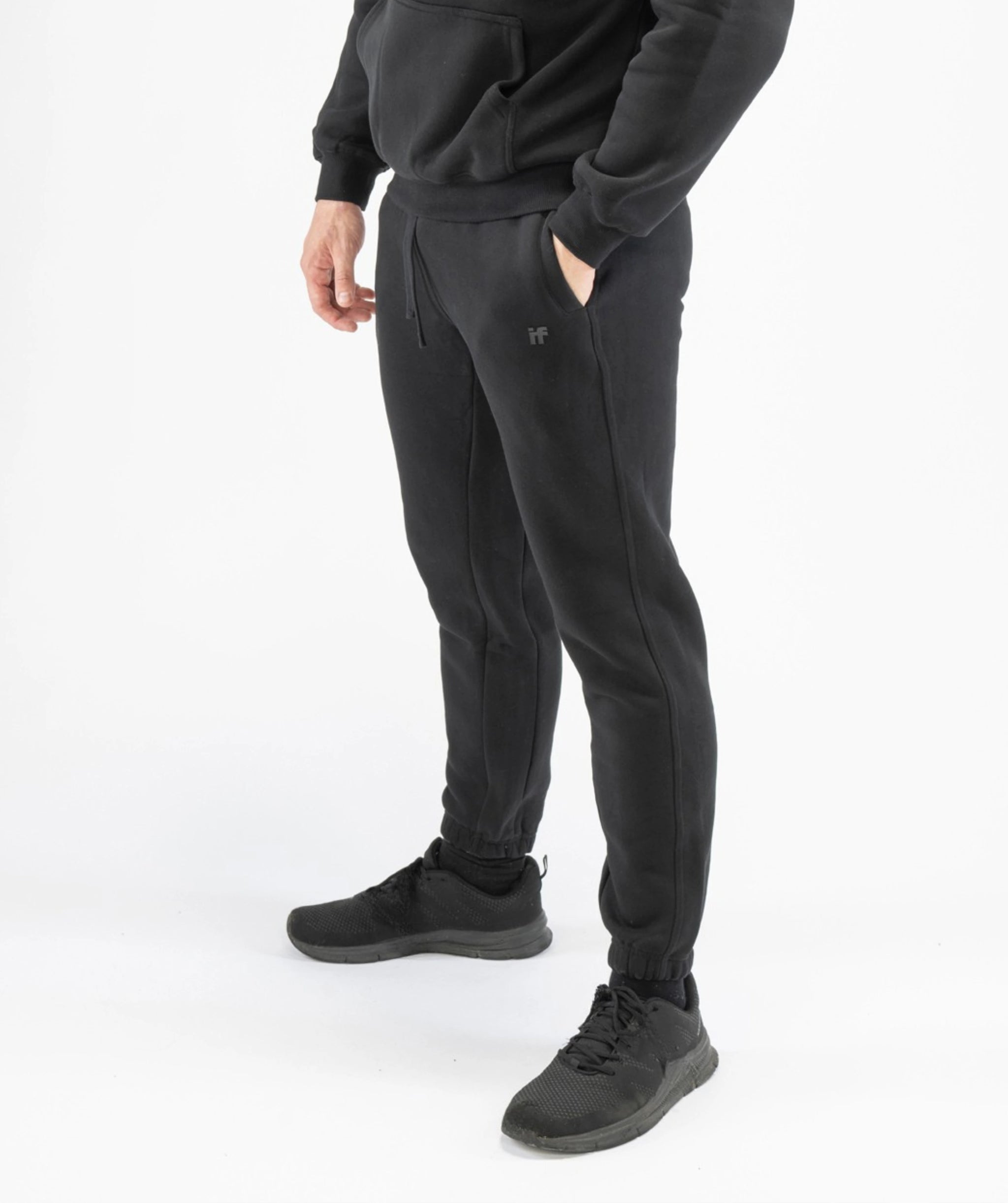 Men's Regular Fit Joggers - Black