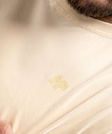 Men's Muscle Fit Gym Tee - Beige