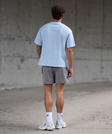 Interpro Fitness Oversized men’s gym t-shirt in light blue, rear view