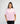 Women's Oversized Gym T Shirt - Soft Pink