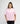 Women's Oversized Gym T Shirt - Soft Pink