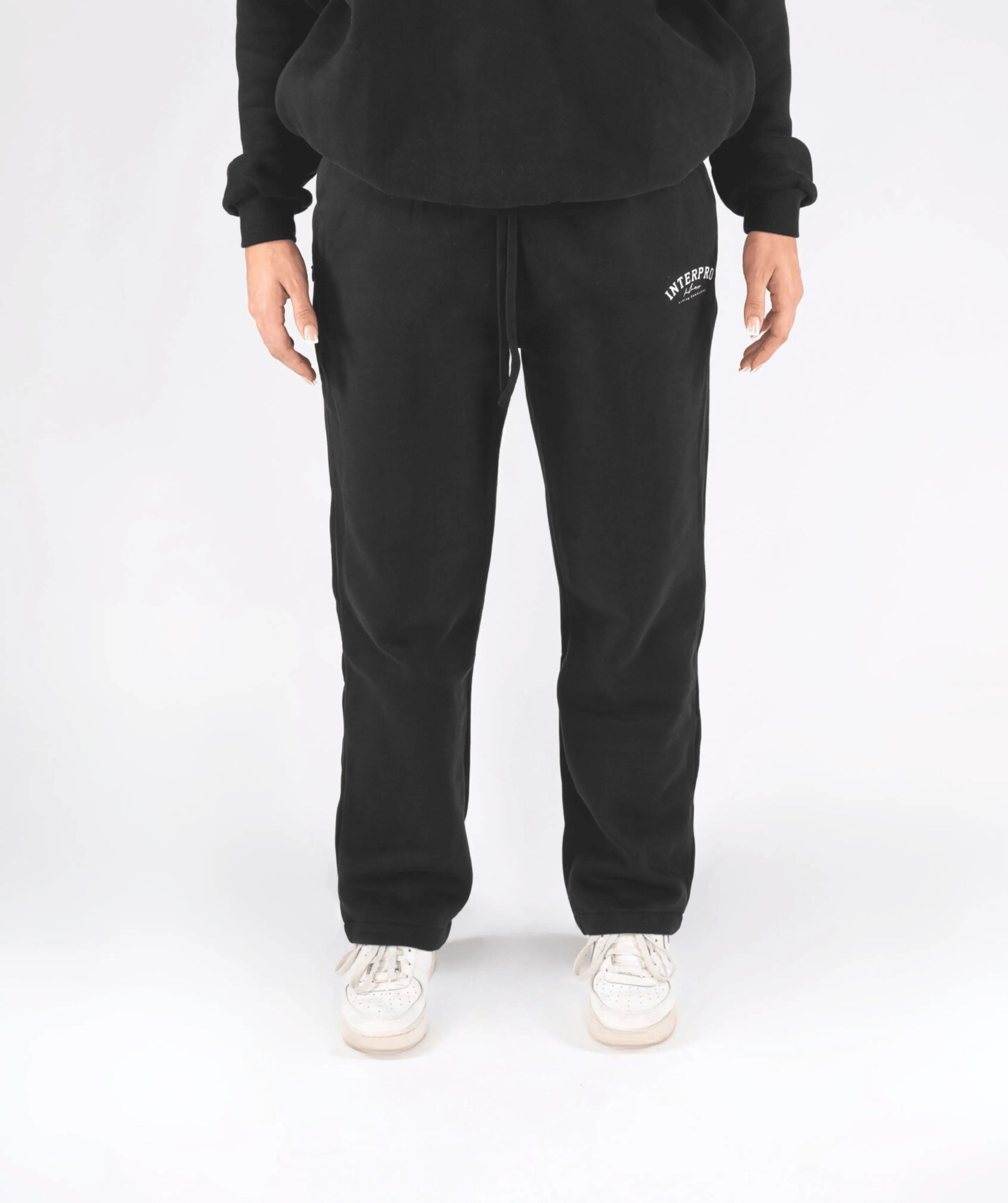 Women's Straight Leg Joggers - Black