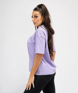 Women's Oversized Gym T Shirt - Lilac