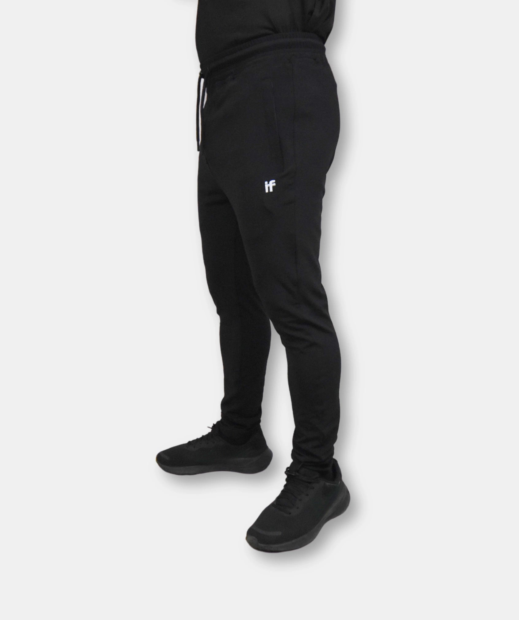 Men's Tracksuit Bottoms - Black