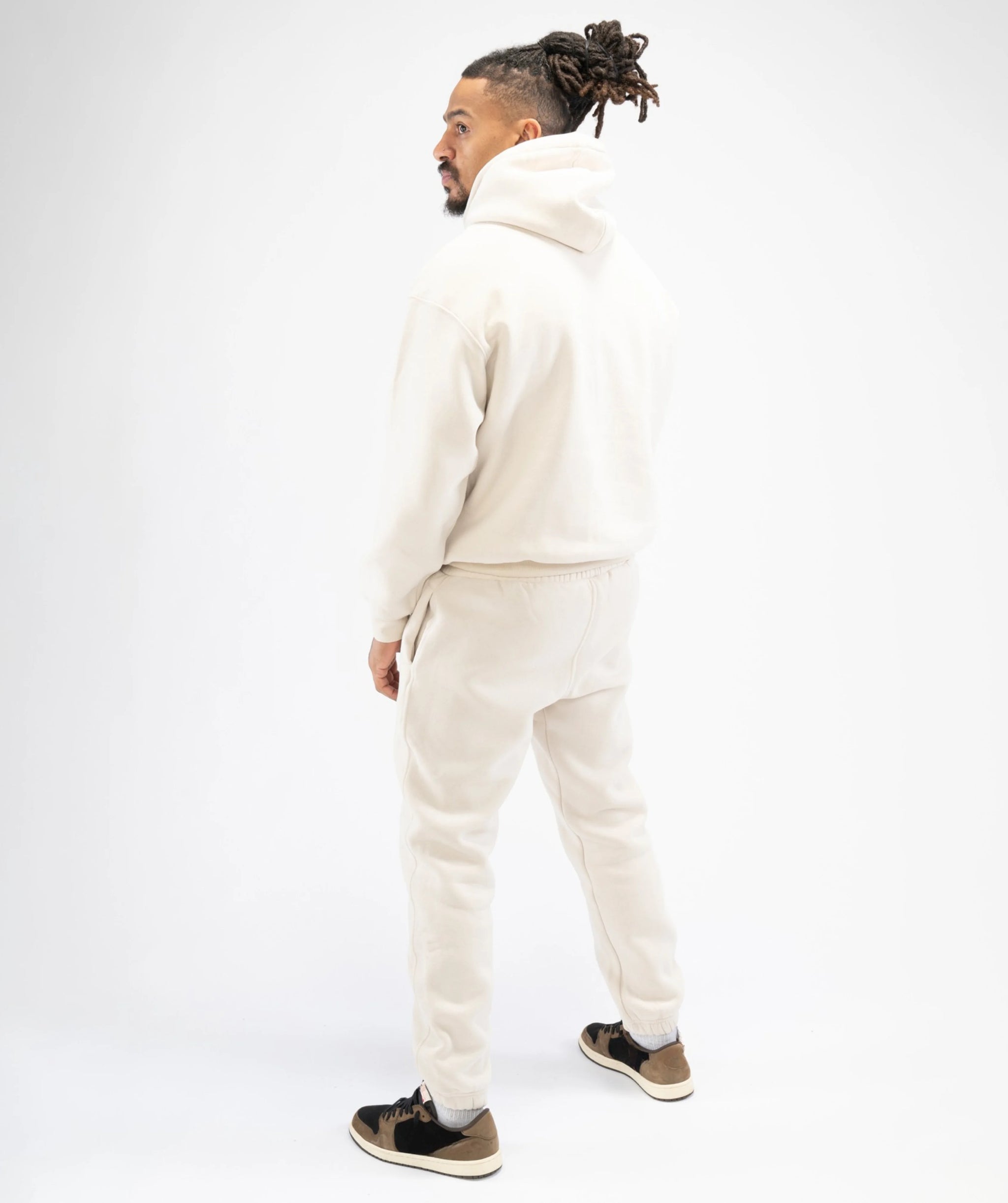 Men's Pullover Hoodie - Creme