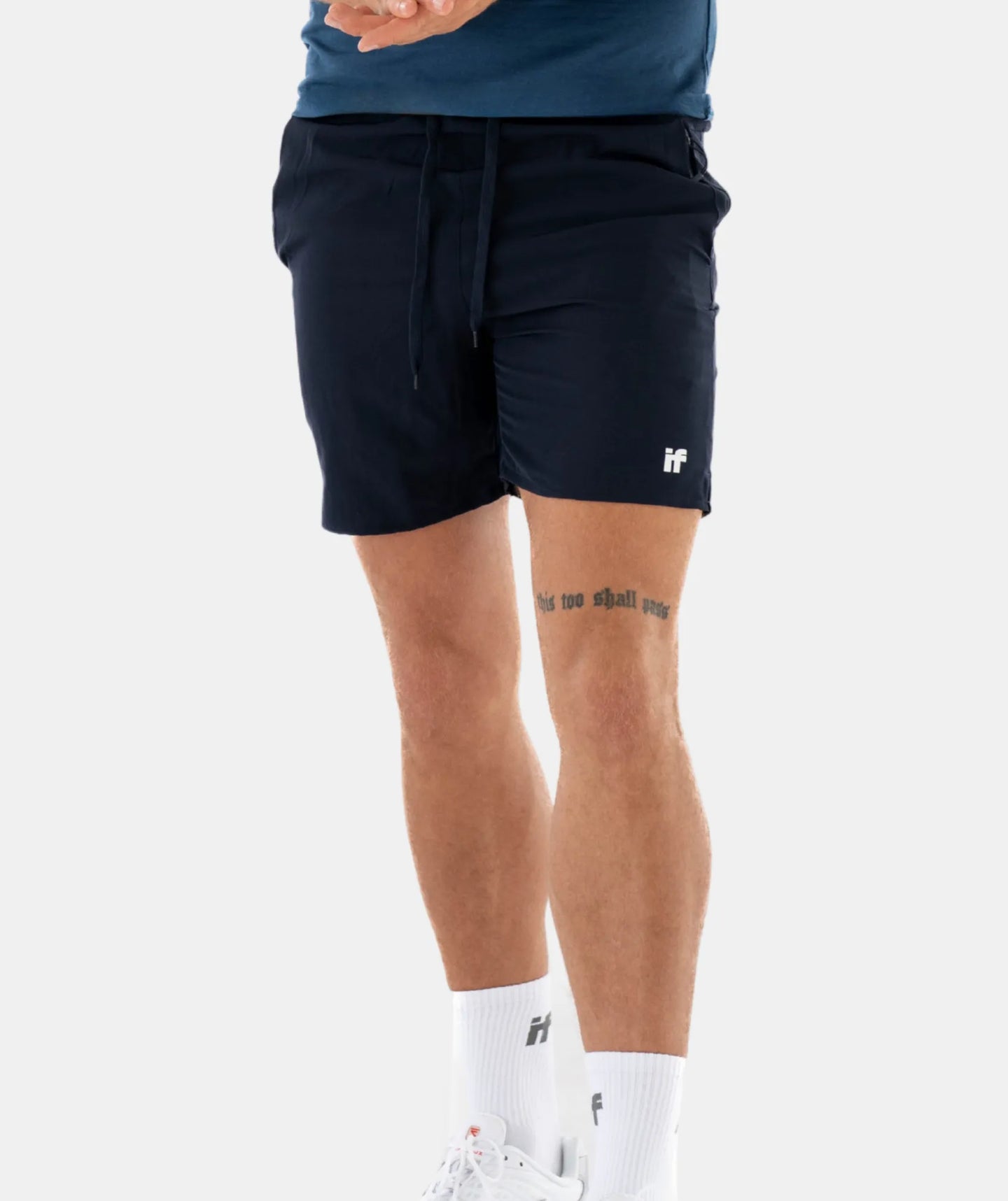 Men's Gym Shorts - Navy Blue