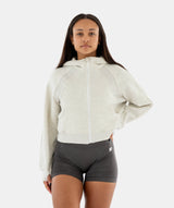 Damen-Kapuzenpullover mit Reißverschluss - Grau