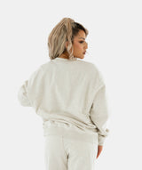 Women's Oversized Sweater Creme Marl