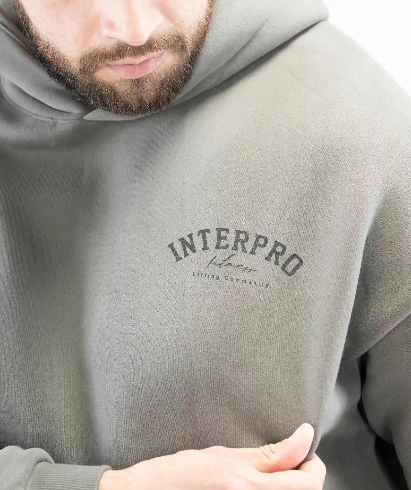 Men's Oversized Hoodie - Grey