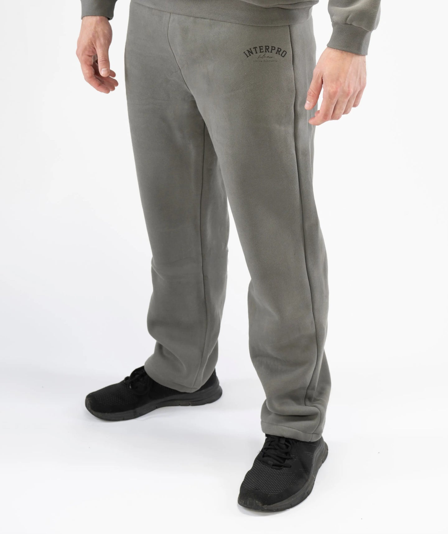 Men's Straight Leg Joggers - Grey