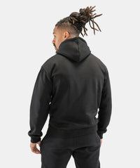 Men's Zip Up Hoodie - Black
