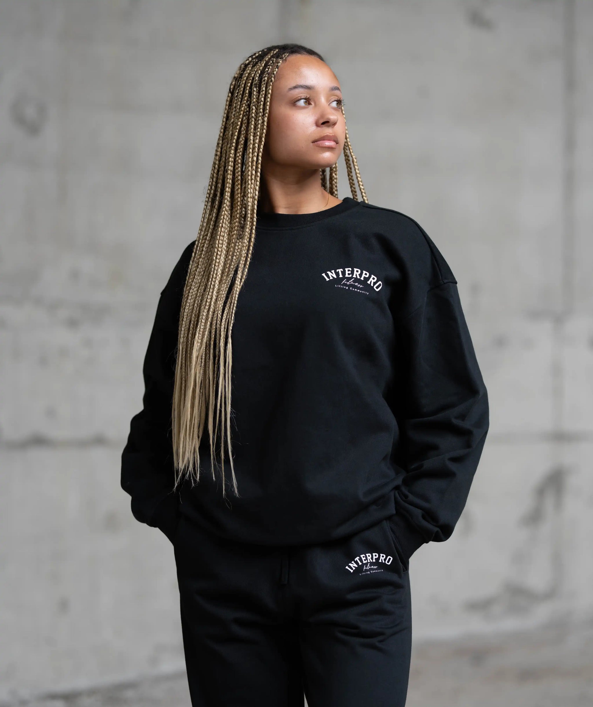 Survêtement oversize pour homme - Noir