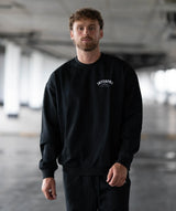 Men's Oversized Sweater-Black