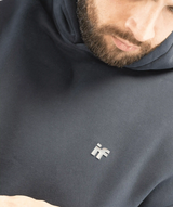 Mens Pull Over Hoodie - Navy Blue