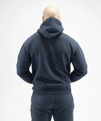 Mens Pull Over Hoodie - Navy Blue