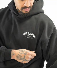 Übergroßer Trainingspullover für Herren – Schwarz