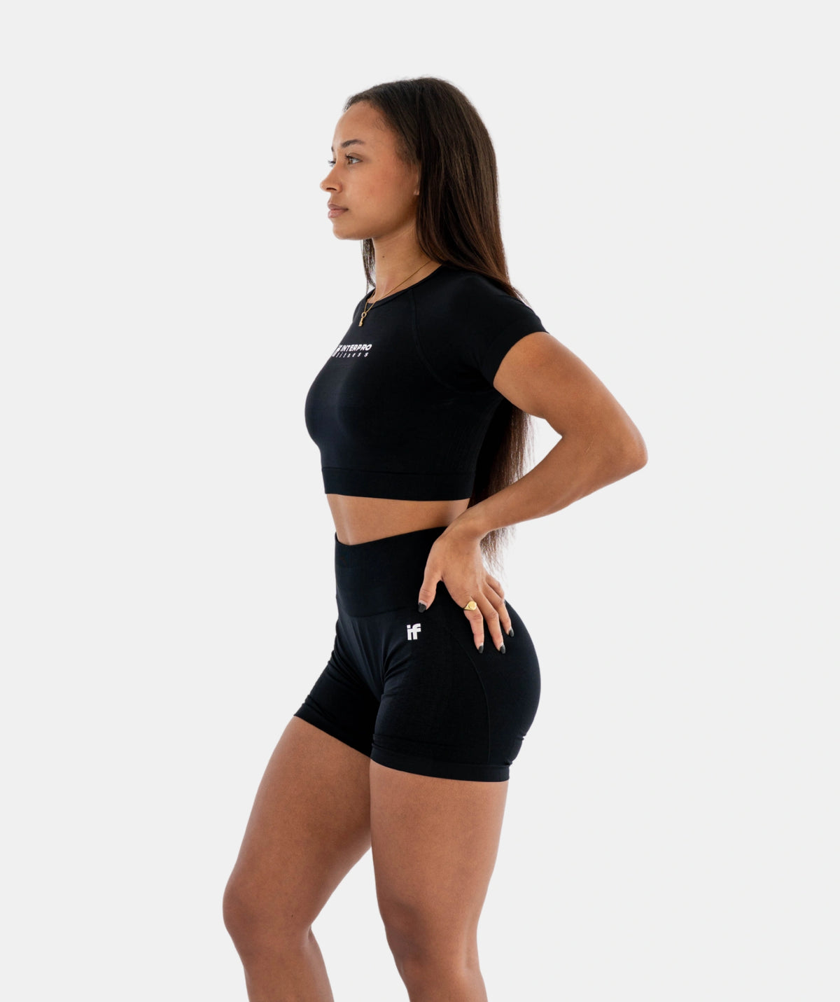 black athletic outfit