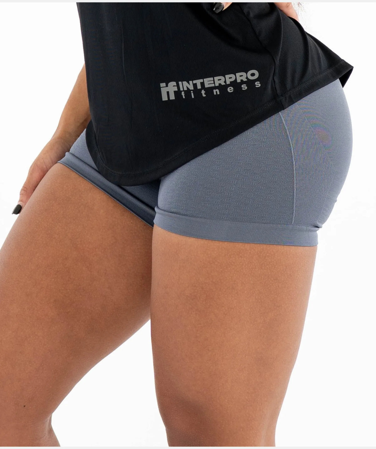 gray athletic shorts 