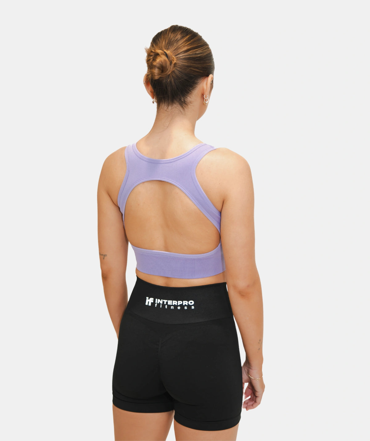 lilac sports bra