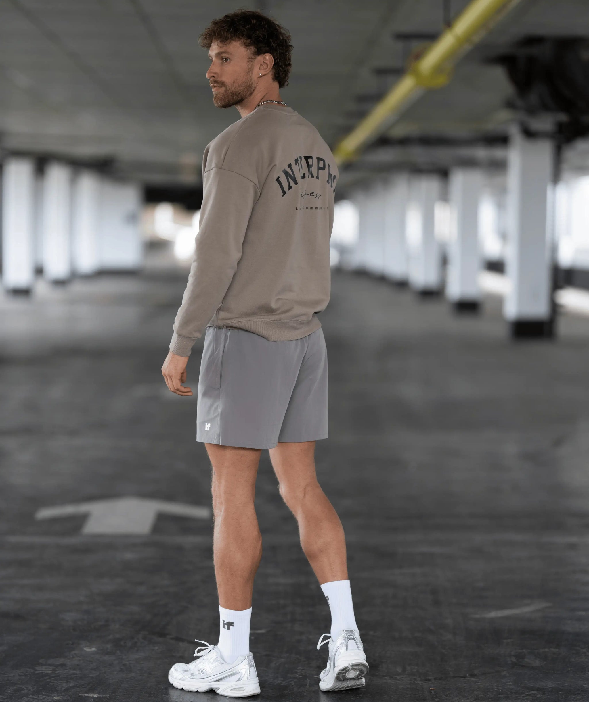 Men's Lifting Sweater - Beige
