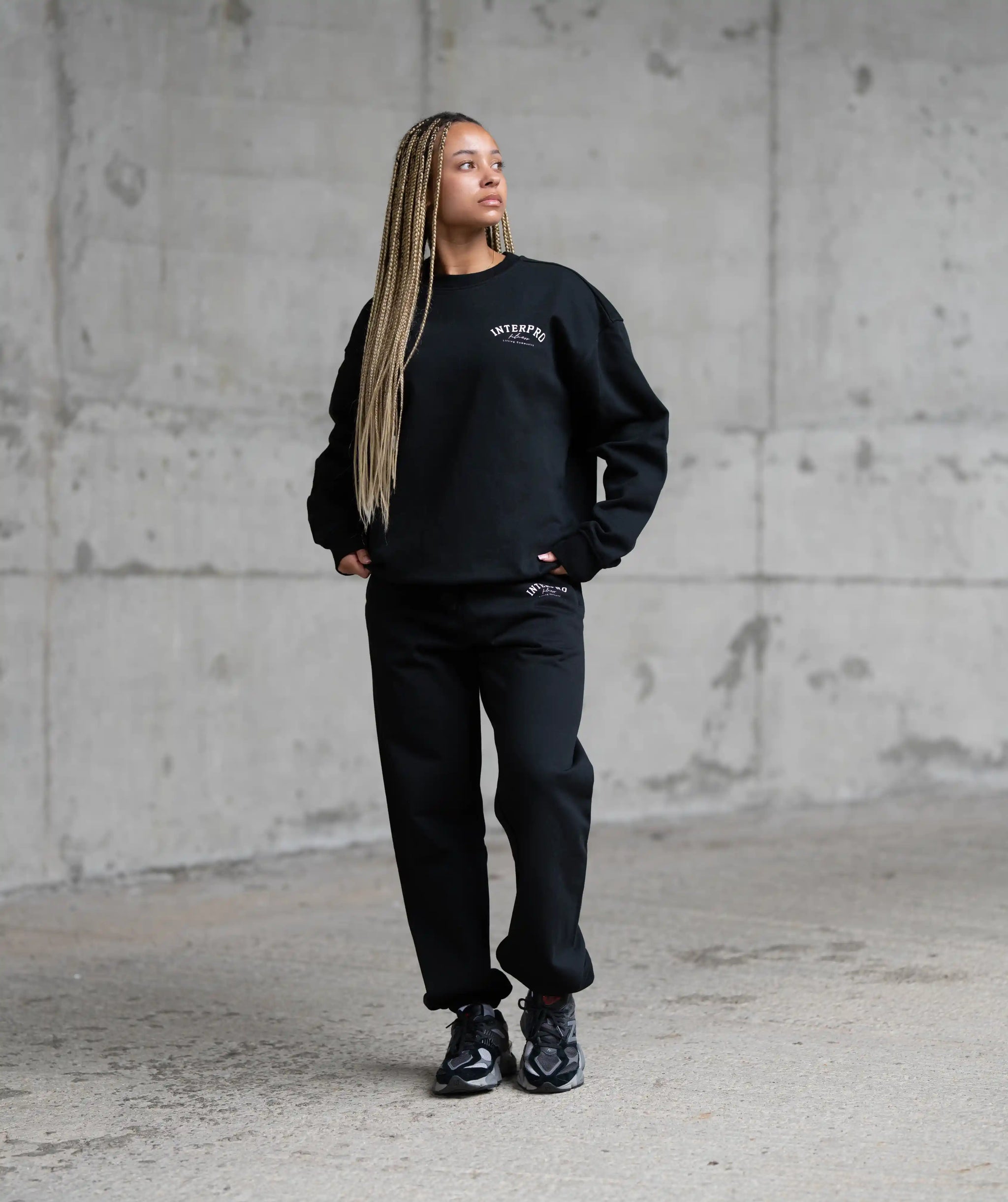 Survêtement oversize pour homme - Noir